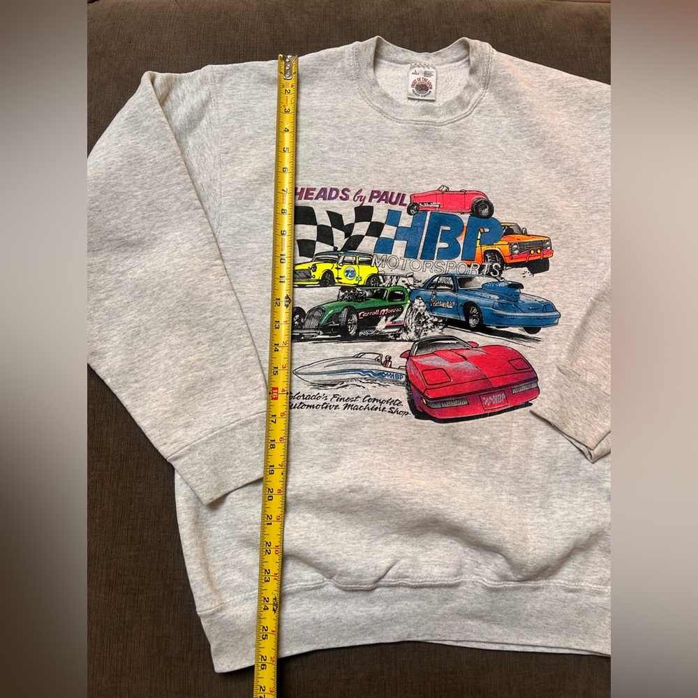 Vintage cars machine shop crewneck Colorado Size Large - Picture 3 of 6